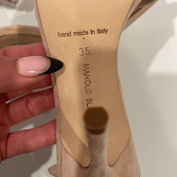 Manolo Blahnik ankle strap sandal (35) - Picture 6 of 12